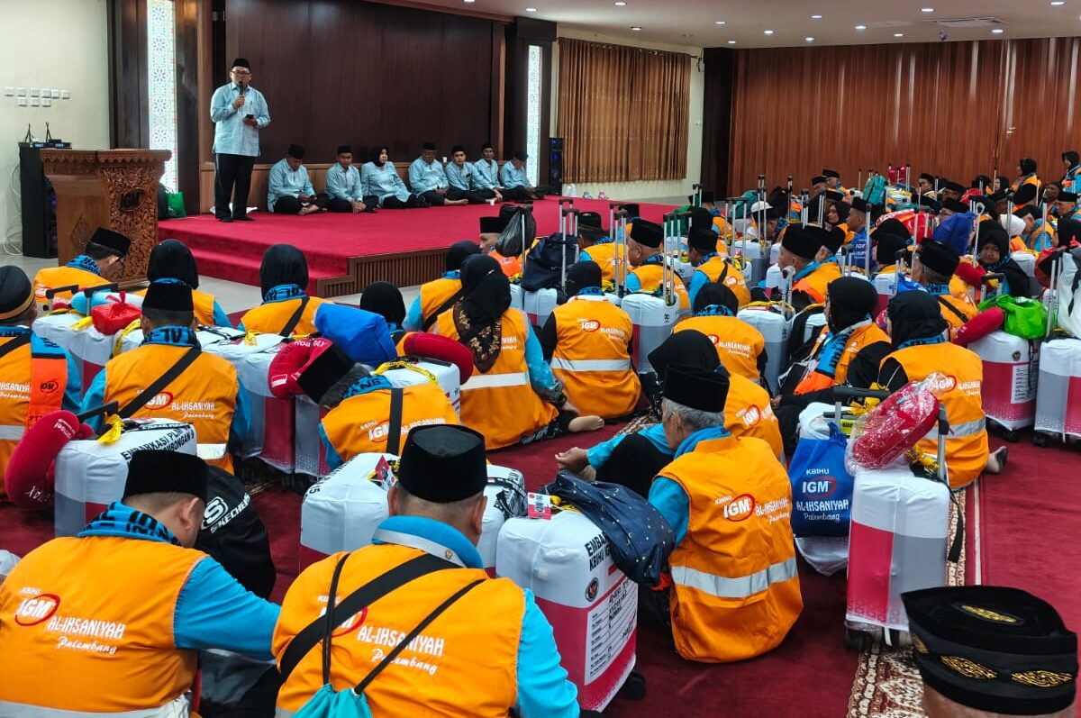 Lepas 103 Jemaah KBIH IGM Al Ihsaniyah, Ini Pesan dari Pembina Yayasan